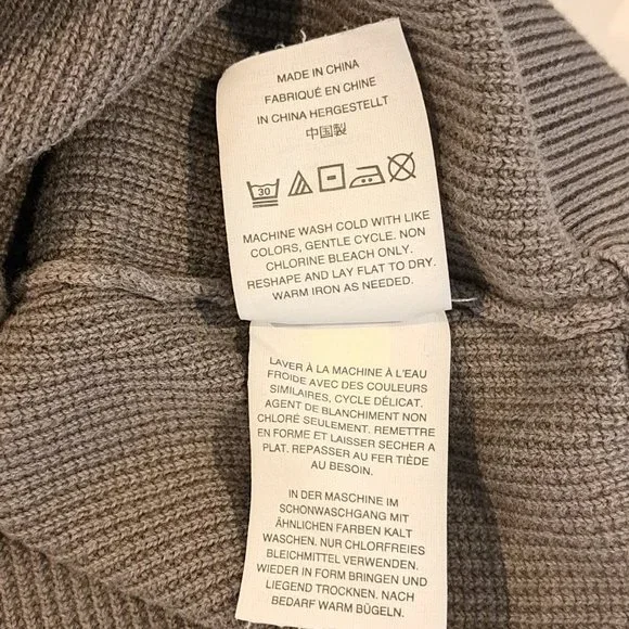 J. Crew Men's Textured Small Quarter Zip Mock Neck Pullover Style #H6956 - Picture 11 of 16